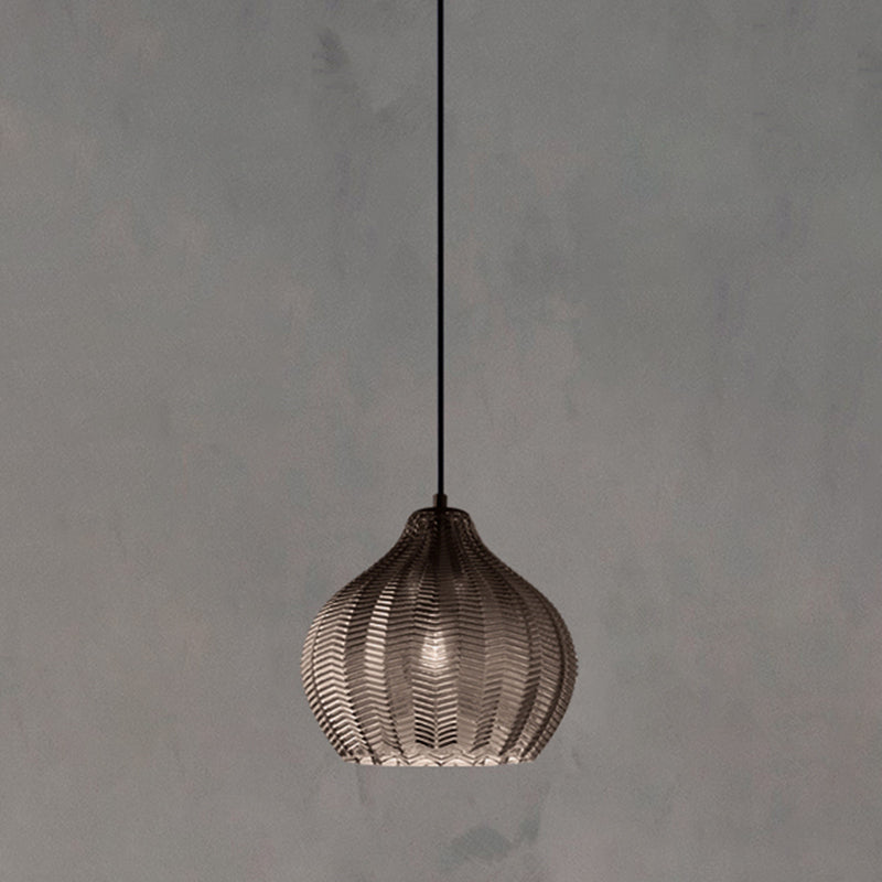 Golfvormige Glazen Hanglamp Nordic Stijl Enkele Pendel Plafondlamp voor Eetkamer