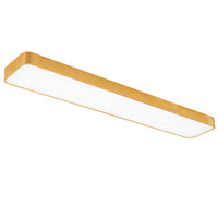 Gouden Afwerking Rechthoekige Plafondlamp Eenvoudige Stijl Metalen LED Inbouwlamp voor Kantoor