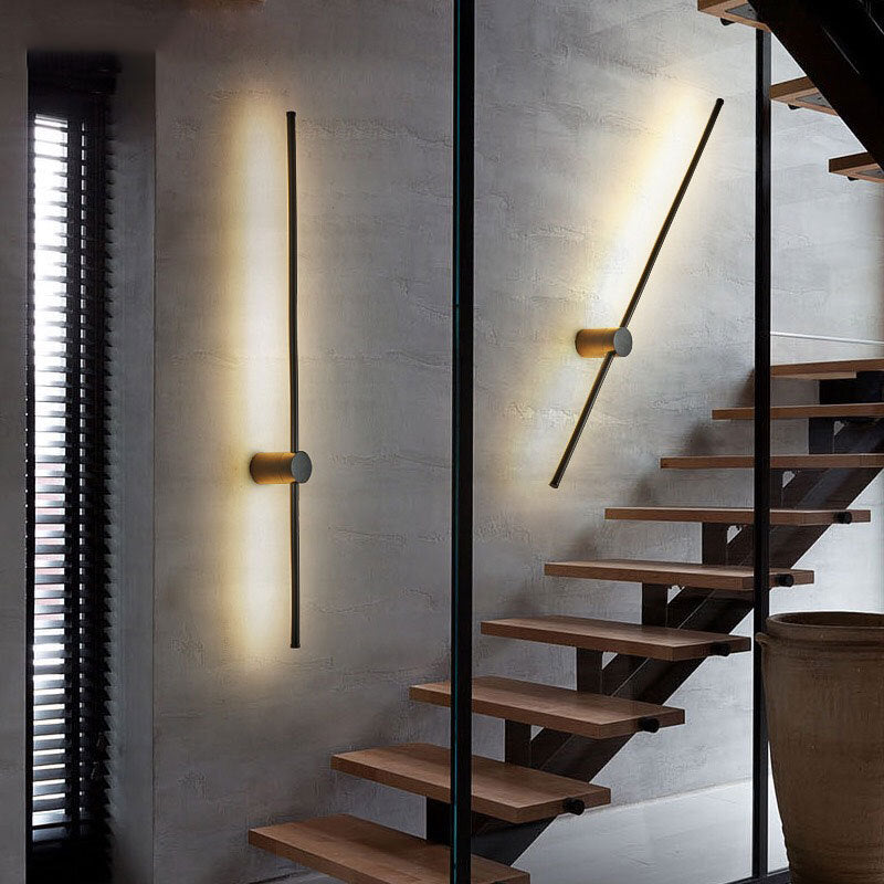 Slim Rod Trappen Wandlamp Aluminium Minimalistisch LED Wandverlichting