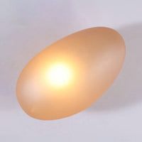 Frosted Glass Cobblestone Wandlamp Art Deco 1-Licht Wandmontage voor Woonkamer