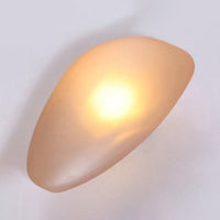 Frosted Glass Cobblestone Wandlamp Art Deco 1-Licht Wandmontage voor Woonkamer