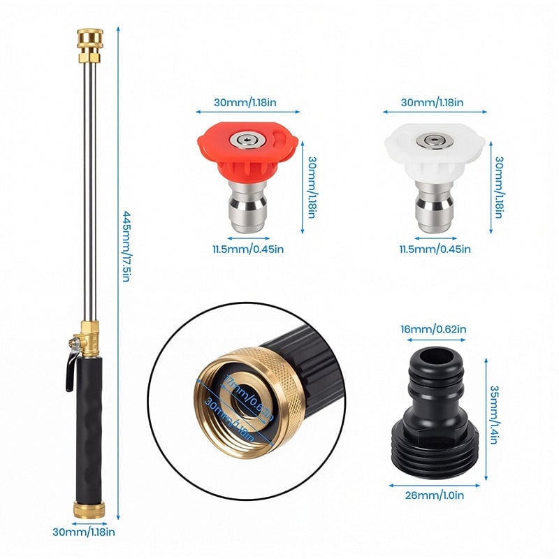 PowerSpray Pro – Zware Water Spuitmond