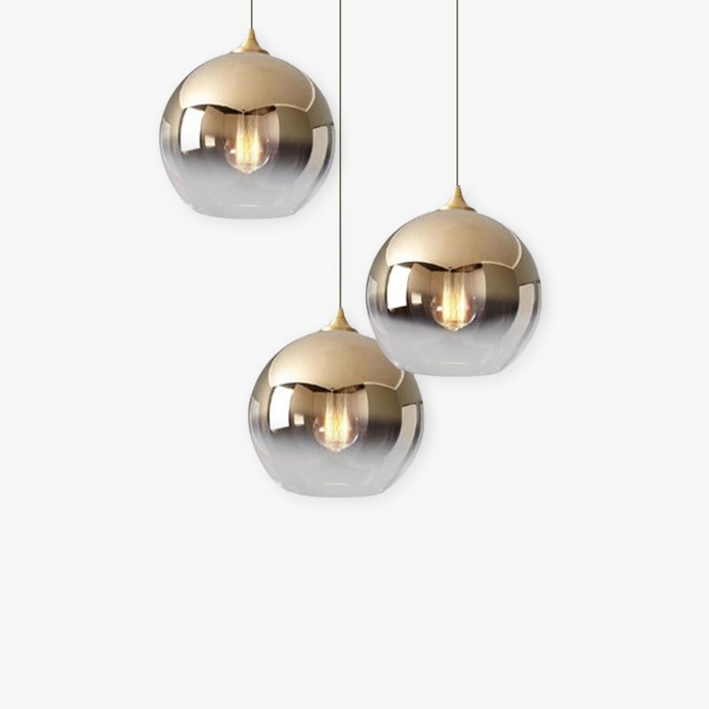 Brina Frosted Balloon Hanglamp Gradient