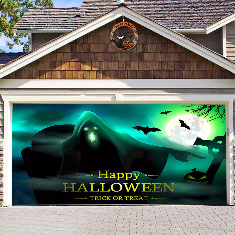 SpookShade | Creëert een onvergetelijke Halloween-sfeer voor je garagedeur