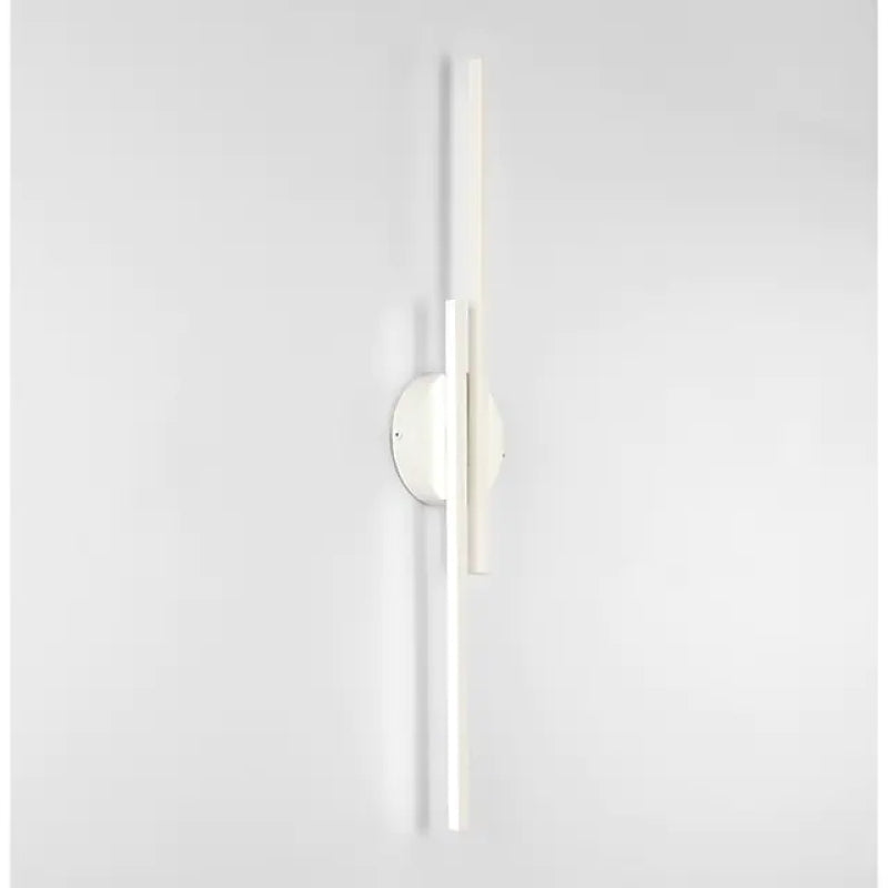 Elgo Moderne Nordic Schijf/Lineaire Metalen LED Wandlamp, Zwart/Wit