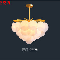 Gelaagde Schijf Suspension Verlichting Moderne Eetkamer Plafond Chandelier in Messing-Wit