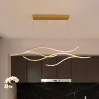 Eenvoudige Bare Branch Metalen Hanglamp LED Eilandverlichting voor Open Keuken
