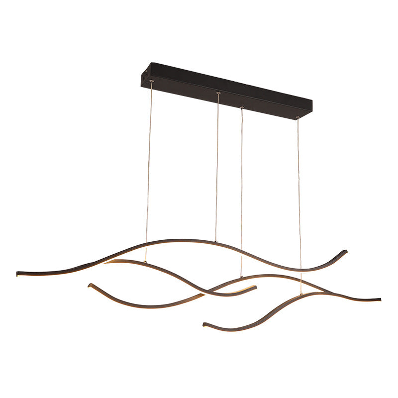 Eenvoudige Bare Branch Metalen Hanglamp LED Eilandverlichting voor Open Keuken
