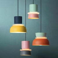 Moderne Hedendaagse Hanglamp Kleurige Macaron LED Hanglamp