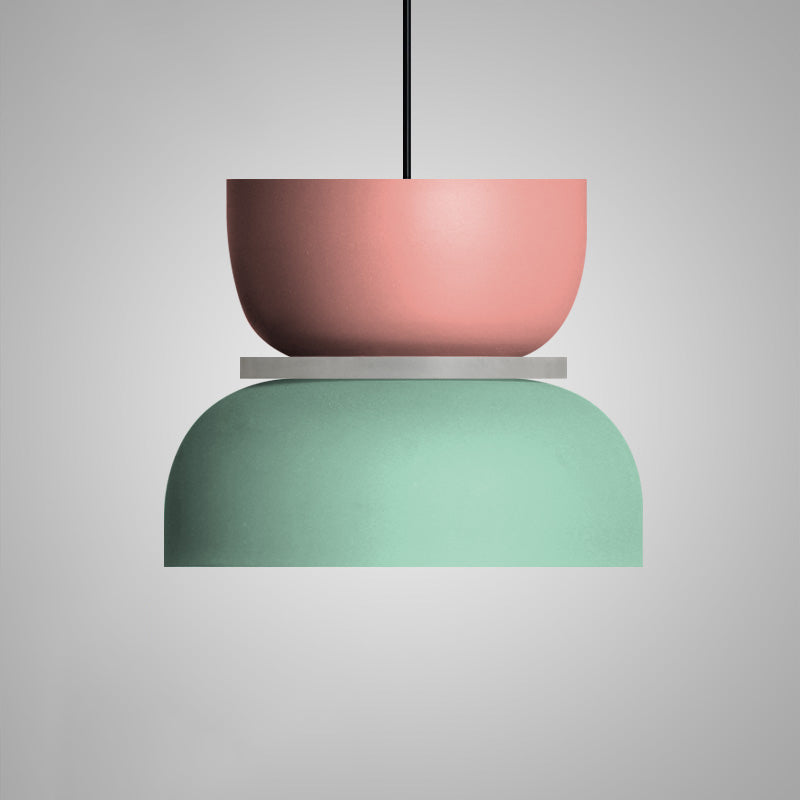 Moderne Hedendaagse Hanglamp Kleurige Macaron LED Hanglamp