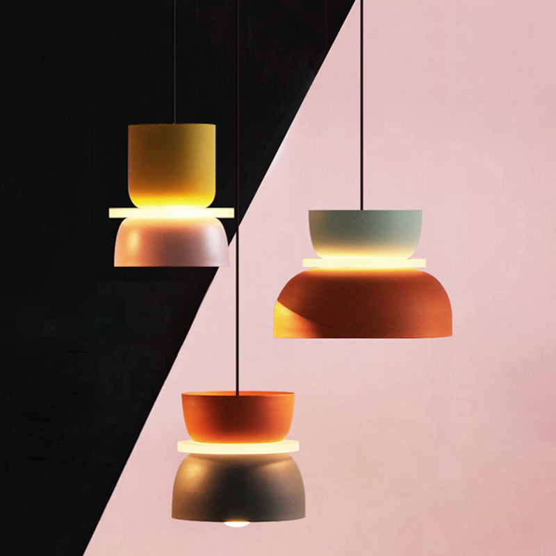 Moderne Hedendaagse Hanglamp Kleurige Macaron LED Hanglamp