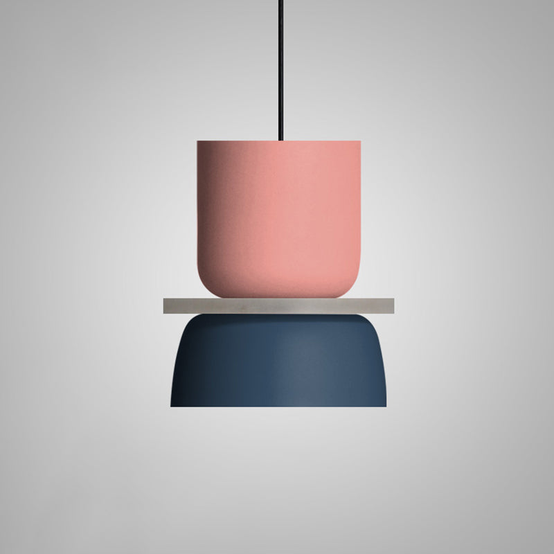 Moderne Hedendaagse Hanglamp Kleurige Macaron LED Hanglamp