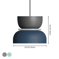 Moderne Hedendaagse Hanglamp Kleurige Macaron LED Hanglamp