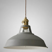 Macarons Industriële Schuur Schaduw Hanglamp Metaal 1-Licht Hangverlichting Voor Restaurant