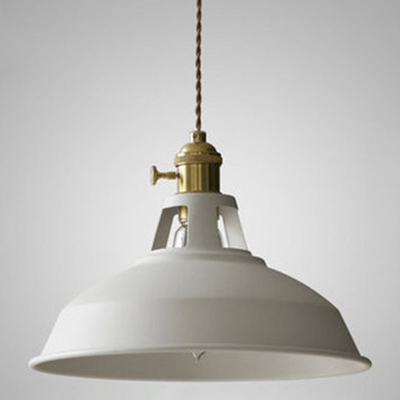 Macarons Industriële Schuur Schaduw Hanglamp Metaal 1-Licht Hangverlichting Voor Restaurant