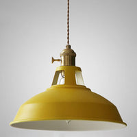 Macarons Industriële Schuur Schaduw Hanglamp Metaal 1-Licht Hangverlichting Voor Restaurant