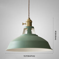 Macarons Industriële Schuur Schaduw Hanglamp Metaal 1-Licht Hangverlichting Voor Restaurant