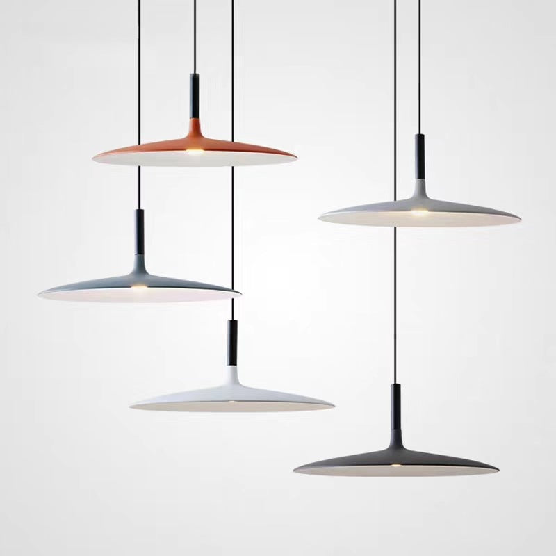 Vliegende Schotel LED Hanglamp Noviteit Minimalistisch Metaal Restaurant Hangpendel