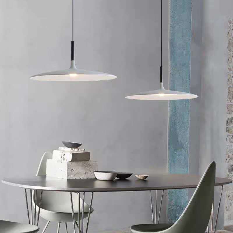 Vliegende Schotel LED Hanglamp Noviteit Minimalistisch Metaal Restaurant Hangpendel