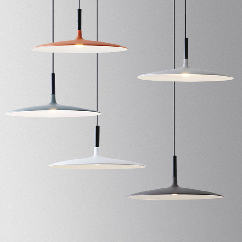 Vliegende Schotel LED Hanglamp Noviteit Minimalistisch Metaal Restaurant Hangpendel