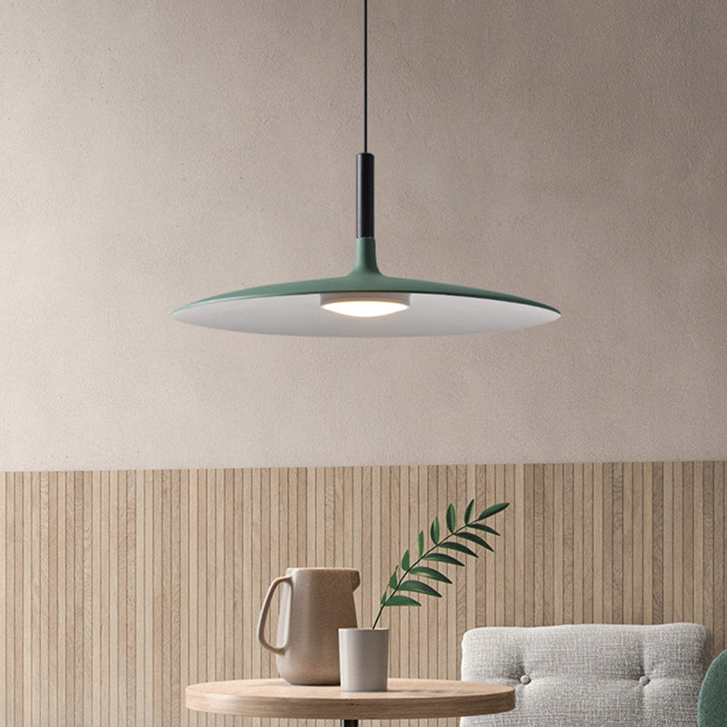 Vliegende Schotel LED Hanglamp Noviteit Minimalistisch Metaal Restaurant Hangpendel