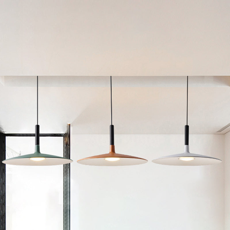 Vliegende Schotel LED Hanglamp Noviteit Minimalistisch Metaal Restaurant Hangpendel