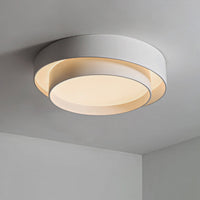Witte Metalen Circulaire Inbouw Plafondlamp Nordic Stijl LED Inbouwverlichting voor Slaapkamer