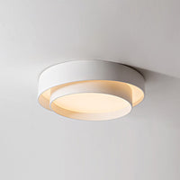 Witte Metalen Circulaire Inbouw Plafondlamp Nordic Stijl LED Inbouwverlichting voor Slaapkamer