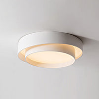 Witte Metalen Circulaire Inbouw Plafondlamp Nordic Stijl LED Inbouwverlichting voor Slaapkamer