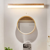 Moderne Badkamer Vanity Licht Houten LED Vanity Lichtarmaturen in Acryl Schaduw