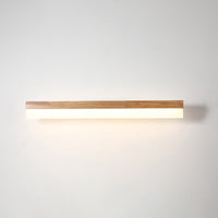 Moderne Badkamer Vanity Licht Houten LED Vanity Lichtarmaturen in Acryl Schaduw