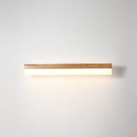Moderne Badkamer Vanity Licht Houten LED Vanity Lichtarmaturen in Acryl Schaduw