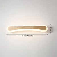 Moderne Badkamer Vanity Licht Houten LED Vanity Lichtarmaturen in Acryl Schaduw