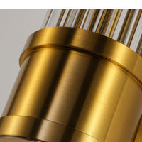 Binnenverlichting Wandlamp 2 Koppen Kristal LED Badkamer Vanity Verlichting in Gouden Afwerking
