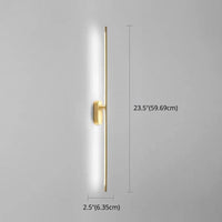 Lineaire Strip Wandverlichting Moderne Metalen Wandlamp voor Slaapkamer Woonkamer