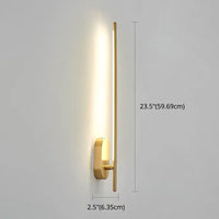 Lineaire Strip Wandverlichting Moderne Metalen Wandlamp voor Slaapkamer Woonkamer