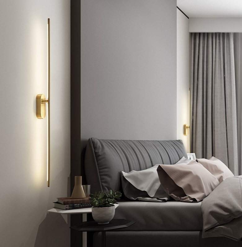 Lineaire Strip Wandverlichting Moderne Metalen Wandlamp voor Slaapkamer Woonkamer