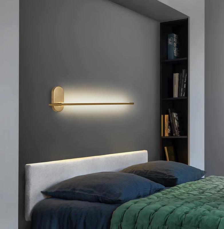Lineaire Strip Wandverlichting Moderne Metalen Wandlamp voor Slaapkamer Woonkamer