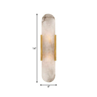 2 Lampen Bar Flush Mount Koloniaal Goud/Zwart Marmer Wandlamp Verlichting voor Eetkamer