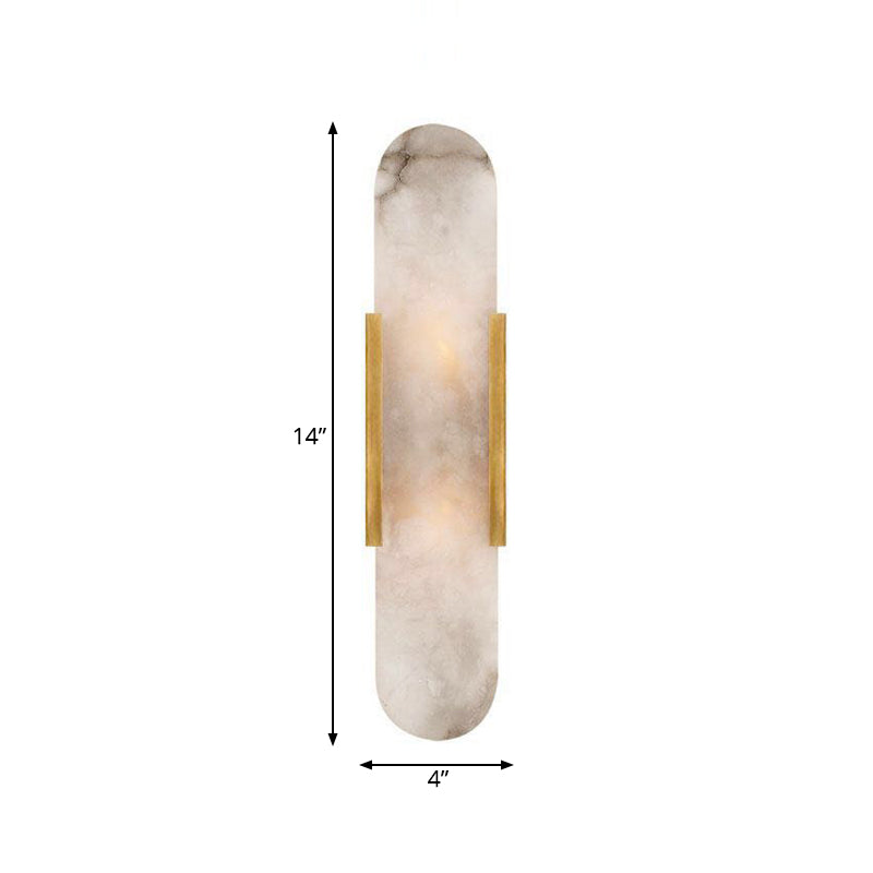 2 Lampen Bar Flush Mount Koloniaal Goud/Zwart Marmer Wandlamp Verlichting voor Eetkamer