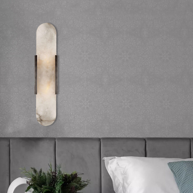 2 Lampen Bar Flush Mount Koloniaal Goud/Zwart Marmer Wandlamp Verlichting voor Eetkamer