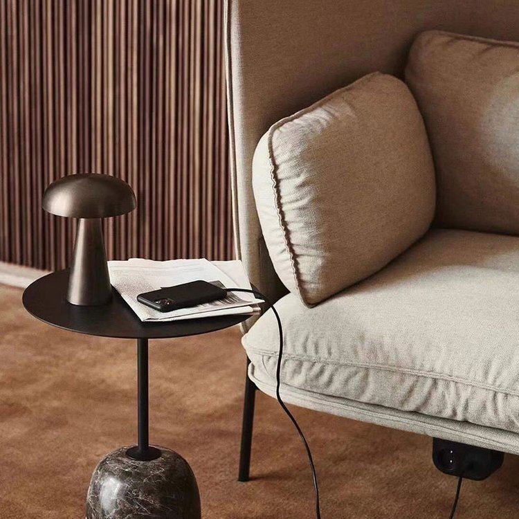 Draadloze Tafellamp | Oplaadbaar Paddenstoeldesign