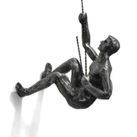 Decoratieve Klimfiguren Wand Sculptuur Set voor Moderne Wanddecoratie