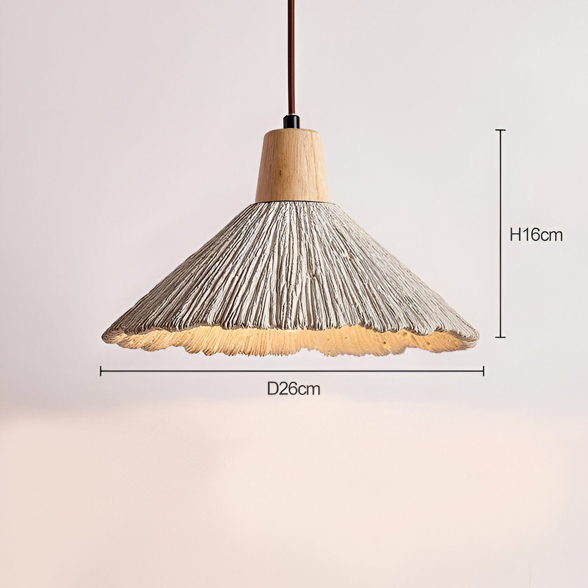 Crème Retro Wabi-Sabi LED Hanglamp