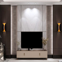 Moderne Curl Wandlamp 13"/21"/30" Hoogte 2 Lichten Metallic Binnen Wandverlichting in Zwart