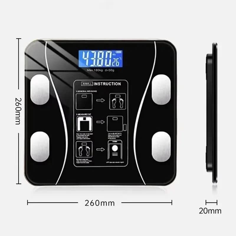 Fitscale – Intelligente lichaamsanalyseweegschaal met app-verbinding