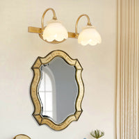 Blossom Badkamer Vanity Spiegel Licht Traditionele Metaal LED 2/3/4 Koppen Messing Wandlamp