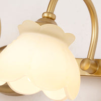 Blossom Badkamer Vanity Spiegel Licht Traditionele Metaal LED 2/3/4 Koppen Messing Wandlamp