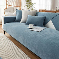 AestheticCover™ | Sofakleed van Chenille-stof met Visgraatpatroon
