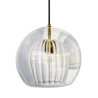 Globe Traplicht Pendelverlichting Helder Glas 1 Hoofd Nordic Hanglamp Kit, 6"/8"/10" Breed